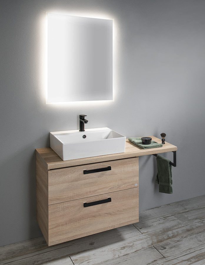 SISTEMA umywalka ceramicza 50x42cm, biała SISTEMA umywalka ceramicza 50x42cm, biała