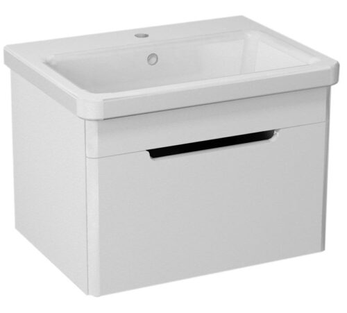 ELLA szafka umywalkowa 56,5x39x43cm, szuflada, biała (70060)