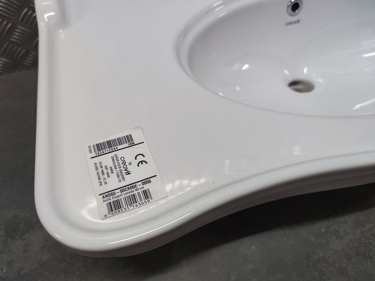 ANTIK umywalka ceramiczna 80x50 cm biała ANTIK umywalka ceramiczna 80x50 cm biała