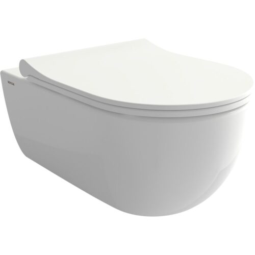 Misa WC V-Tondo Rimless 54 cm z deską Slim kolor biały