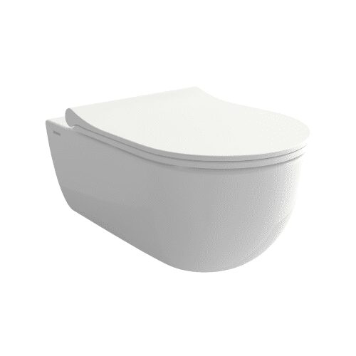 Misa WC V-Tondo Rimless 54 cm z deską Slim kolor biały