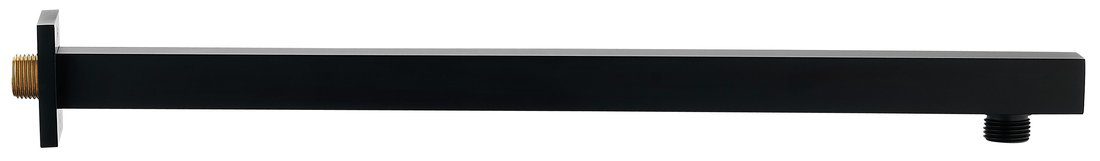 Ramię deszczowni kwadratowe niskie 400mm czarny mat Ramię deszczowni kwadratowe niskie 400mm czarny mat