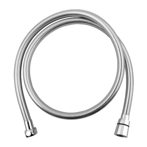 SOFTFLEX wąż prysznicowy gładki 100cm metaliczny srebrny/chrom