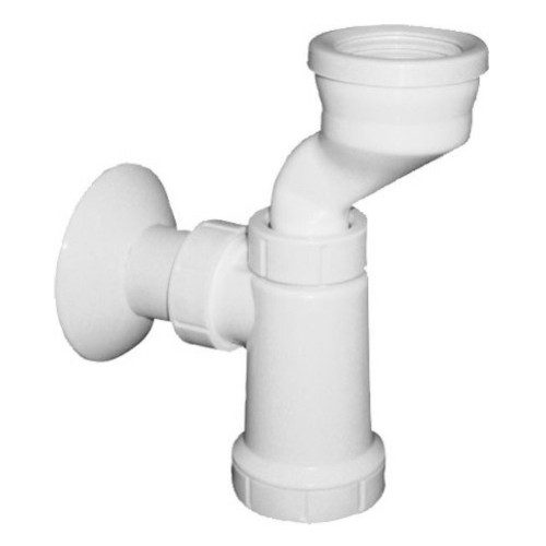 Syfon do pisuaru z rozetą odpływ 40mm plastik
