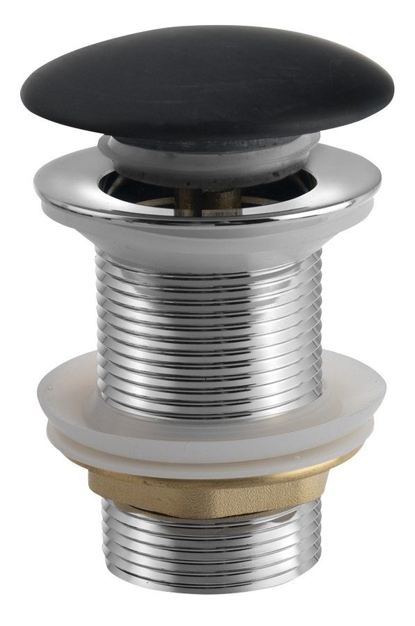BLOK korek umywalkowy 5/4" klik-klak czarny dekielek marquin mat BLOK korek umywalkowy 5/4" klik-klak czarny dekielek marquin mat