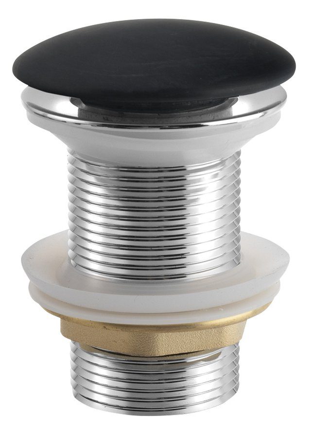 BLOK korek umywalkowy 5/4" klik-klak czarny dekielek marquin mat BLOK korek umywalkowy 5/4" klik-klak czarny dekielek marquin mat