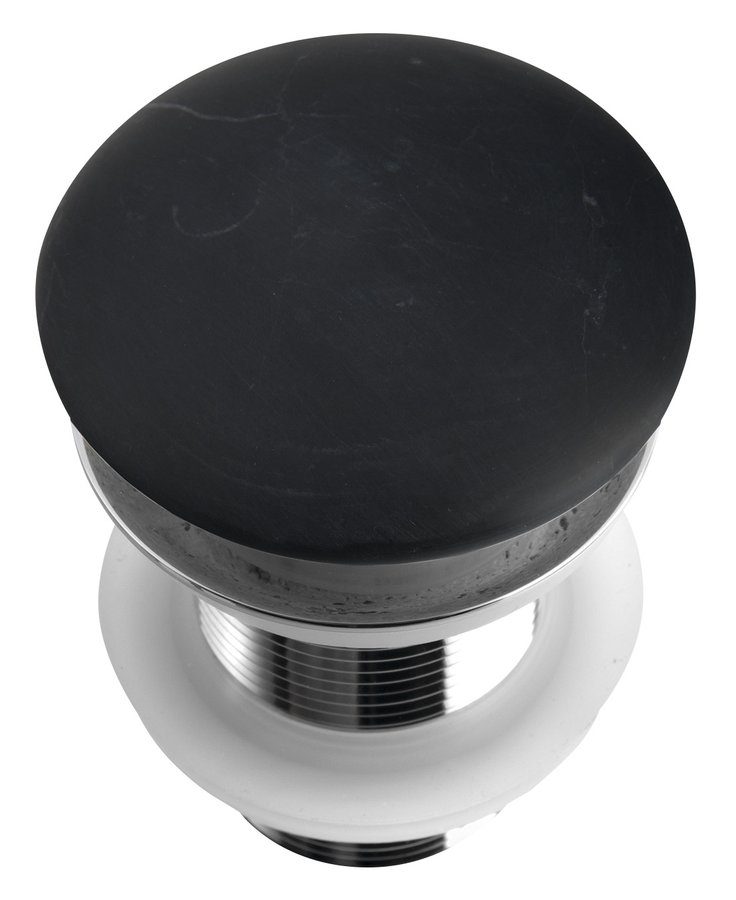 BLOK korek umywalkowy 5/4" klik-klak czarny dekielek marquin mat BLOK korek umywalkowy 5/4" klik-klak czarny dekielek marquin mat