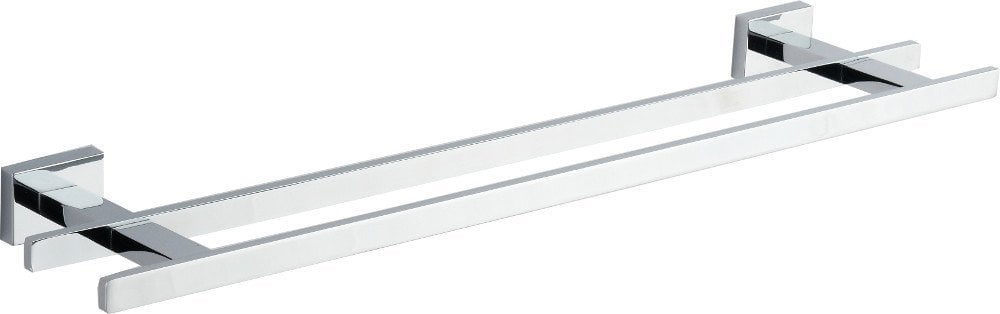 APOLLO podwójny wieszak na ręczniki wiszący 55 cm chrom - obrazek 3