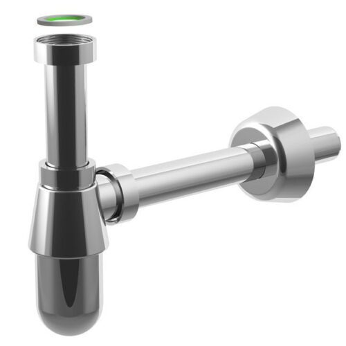 THERMOTRAP syfon umywalkowy 1'1/4 odpływ 40mm, ABS/chrom