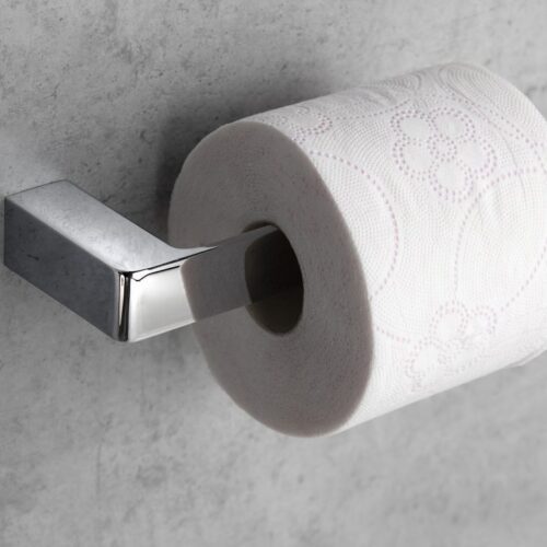 PIRENEI wieszak na papier toaletowy bez klapki chrom