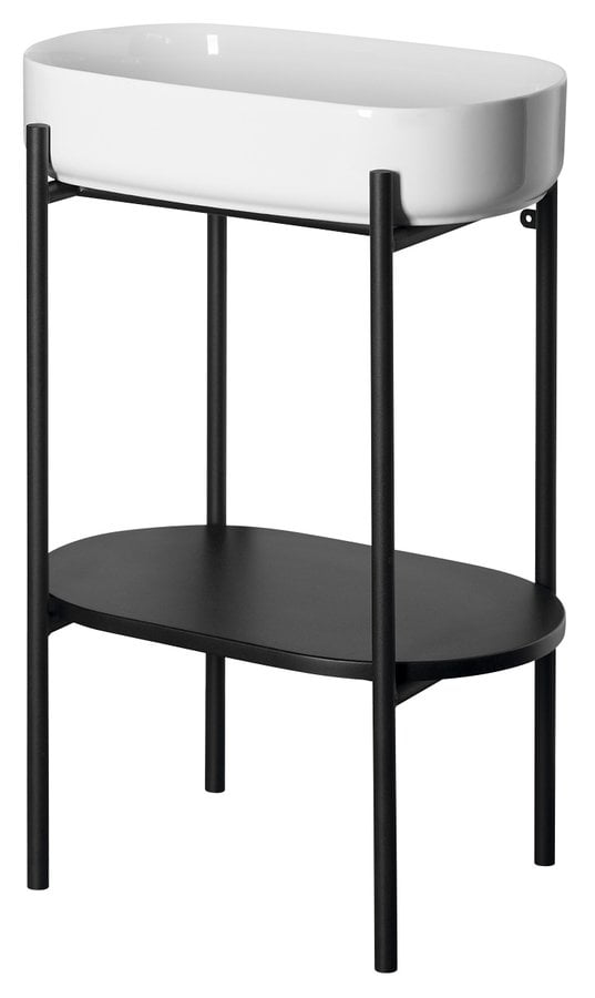 PUNO konsola pod umywalkę 550x780x360 kolor czarny mat PUNO konsola pod umywalkę 550x780x360 kolor czarny mat