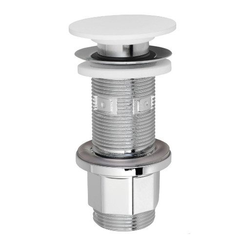 IMPALA korek umywalkowy 5/4'' klik-klak Rockstone biały mat