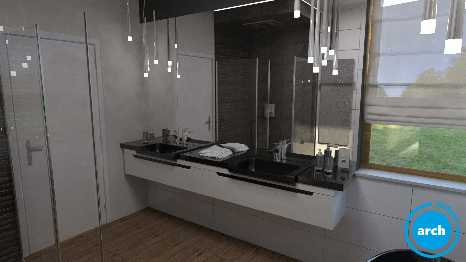 0099.-lazienka-w-szarościach-i-bielach-z-czarna-armatura-bathroom-grey-and-white-with-black-sink