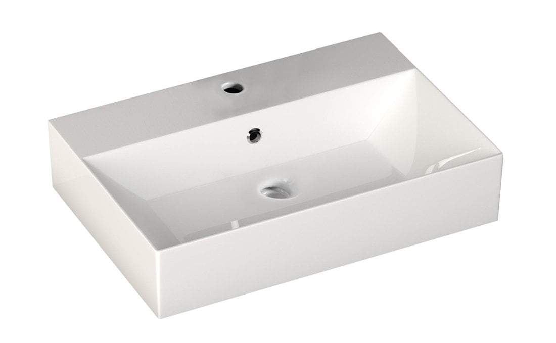 SISTEMA umywalka ceramicza 50x42cm, biała SISTEMA umywalka ceramicza 50x42cm, biała