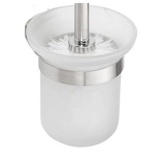 Zapasowy pojemnik na szczotkę WC X-ROUND/Trend-i/X-STEEL, XS301, szkło mleczne