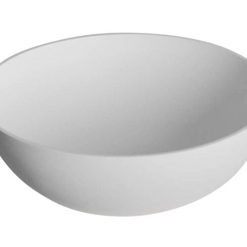 THIN umywalka nablatowa, 390x145mm, biały mat