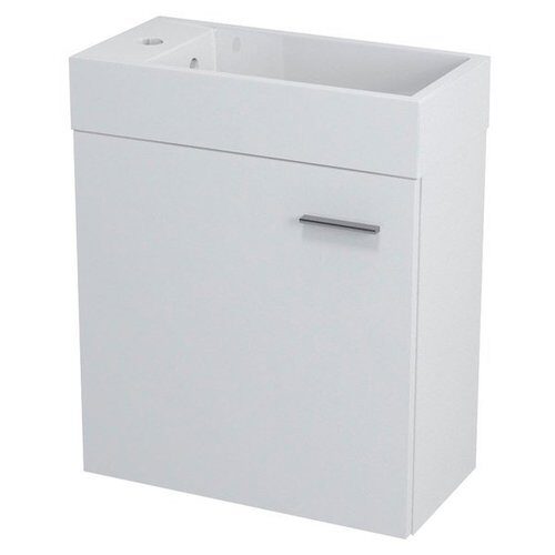 LATUS IV szafka umywalkowa 49,5x50x24,5 cm, biała (55570)