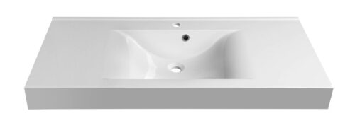 FLAVIA umywalka kompozytowa 110x50cm, biała