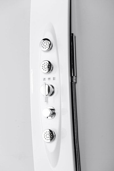 MOLA panel prysznicowy 210x1300mm z baterią termostatyczną, narożny