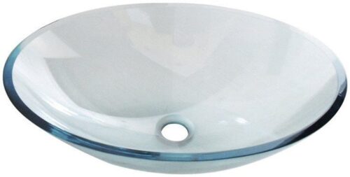 PURE umywalka szklana owalna 52x37,5 cm