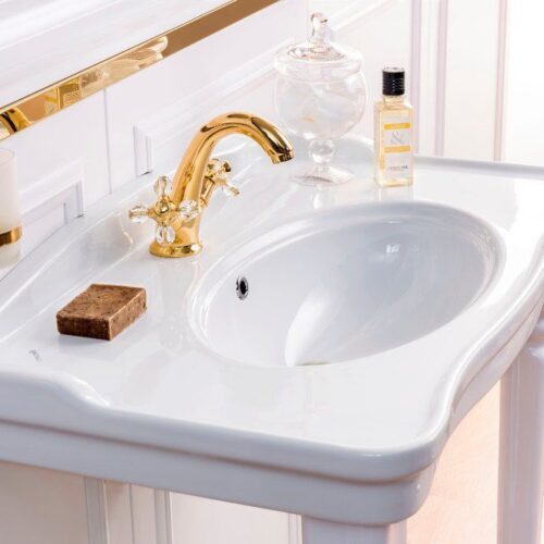 ANTIK umywalka ceramiczna 80x50 cm biała