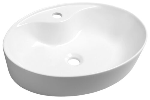 MARIANA umywalka ceramiczna nablatowa 58x14,5x41,5 cm