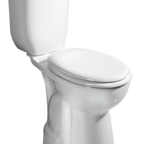 Kompakt WC podwyższone 36,3x67,2cm, dolny odpływ