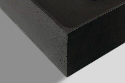 FORMIGO umywalka betonowa, 47,5x14x36,5 cm, antracyt
