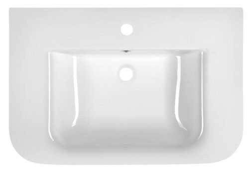 DORI umywalka ceramiczna 70x48 cm, biała