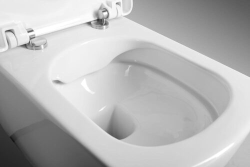 GLANC WC wiszące, Rimless, 37x51,5 cm, biały