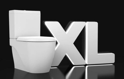 Kompakt WC Grande XL odpływ dolny / tylny kolor biały