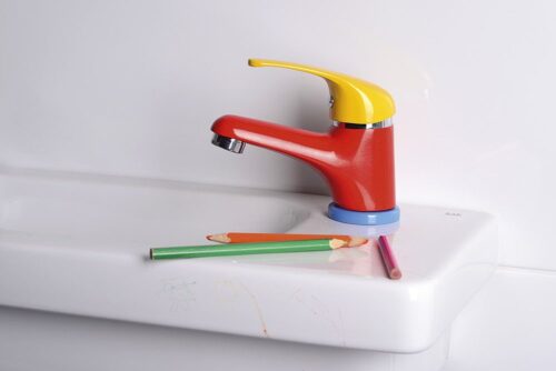 KID bateria umywalkowa bez odpływu, kolory/chrom