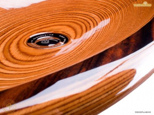 LAGOON umywalka drewniana - kolor orzech