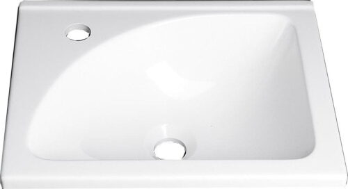 Umywalka kompozytowa 40x32cm, biała