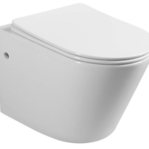 PACO WC wiszące Rimless 36x53 cm biały