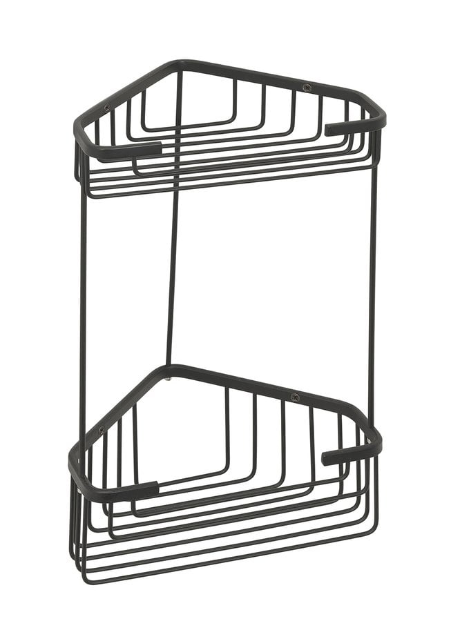 SMART podwójna półka narożna 200x325x151 mm czarna SMART podwójna półka narożna 200x325x151 mm czarna