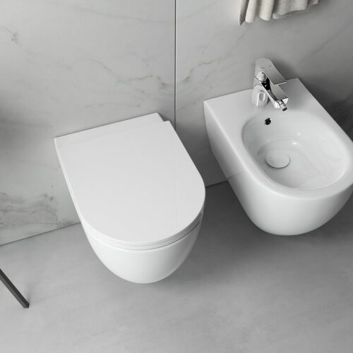 INFINITY bidet wiszący 36,5x53cm, biały