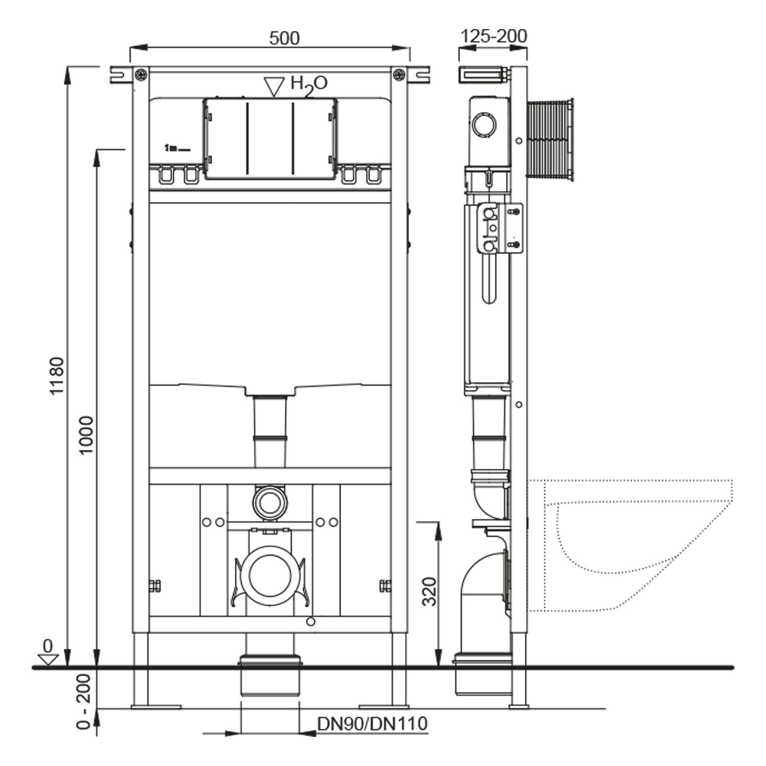 AVVA miska WC wisząca Rimless ze stelażem podtynkowym i przyciskiem SCHWAB biała AVVA miska WC wisząca Rimless ze stelażem podtynkowym i przyciskiem SCHWAB biała