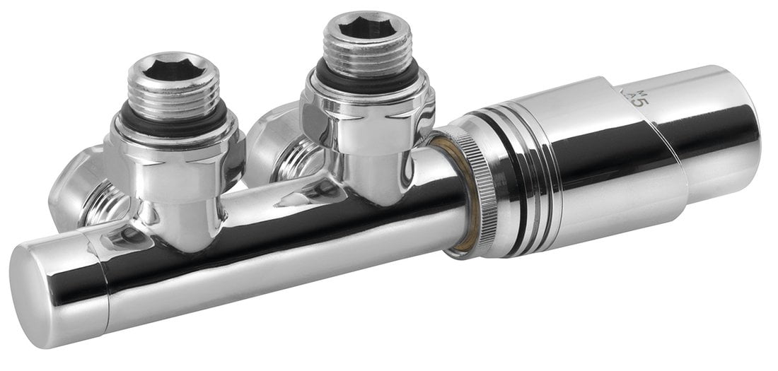 WICHER zestaw przyłączeniowy termostatyczny zespolony 50 mm chrom WICHER zestaw przyłączeniowy termostatyczny zespolony 50 mm chrom
