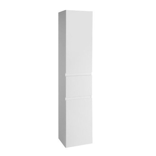 ALTAIR szafka wysoka z koszem na bieliznę 40x184x31 cm biała