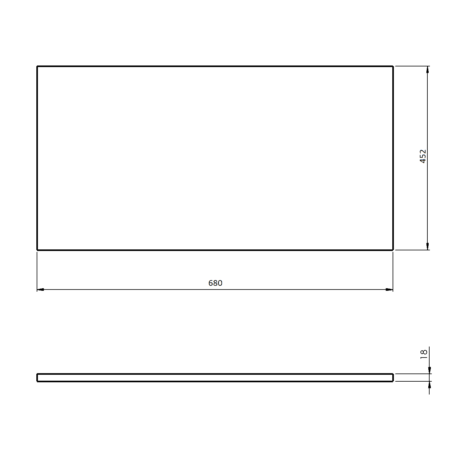 ALTAIR blat 68x45,2 cm kolor dąb emporio ALTAIR blat 68x45,2 cm kolor dąb emporio