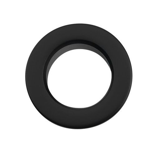 Maskownica przelewu umywalki, 32 mm, czarna