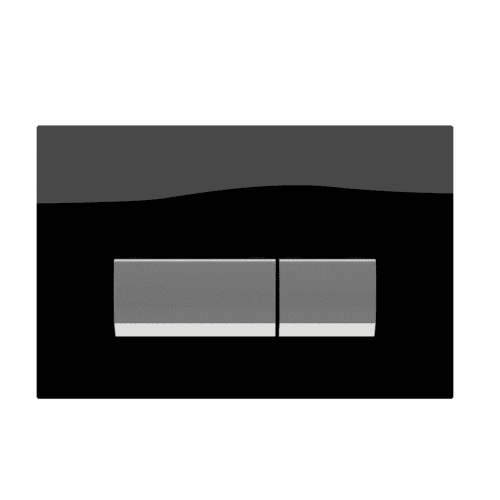 VIVENTE przycisk spłukujący szklany czarny BOCCHI (8200-0105)