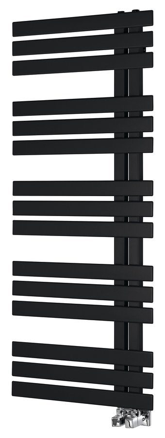SILVANA grzejnik łazienkowy 500x1236mm czarny mat SILVANA grzejnik łazienkowy 500x1236mm czarny mat
