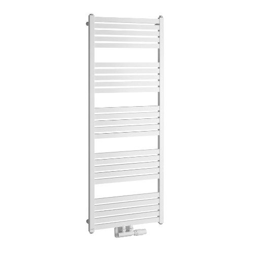 GRUNT grzejnik łazienkowy 500x1330 mm połączenie centralne dolne biały