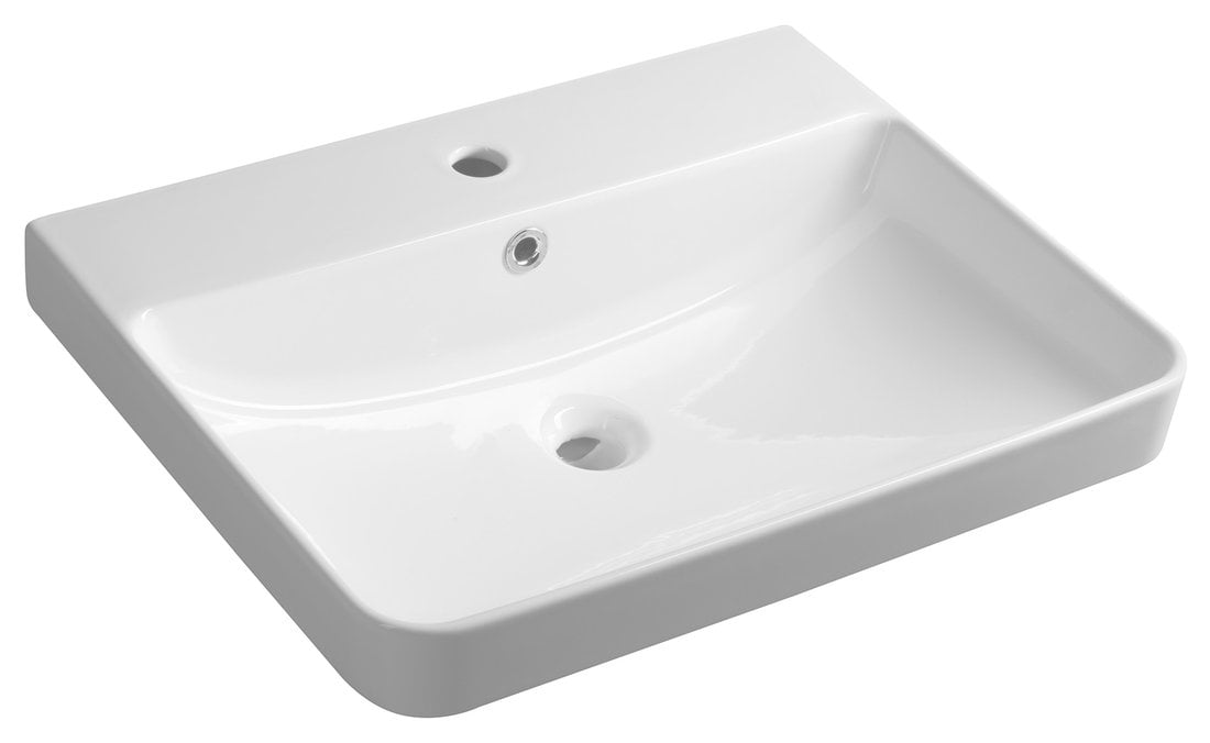 NERON umywalka ceramiczna 60x48 cm biały NERON umywalka ceramiczna 60x48 cm biały