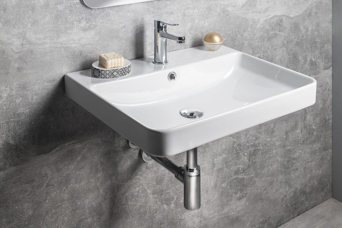 NERON umywalka ceramiczna 60x48 cm biały NERON umywalka ceramiczna 60x48 cm biały