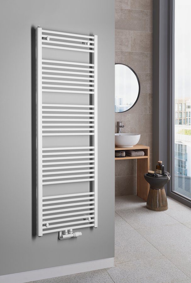 DIRECT grzejnik łazienkowy 600x1680 mm podłączenie środkowe dolne biały DIRECT grzejnik łazienkowy 600x1680 mm podłączenie środkowe dolne biały
