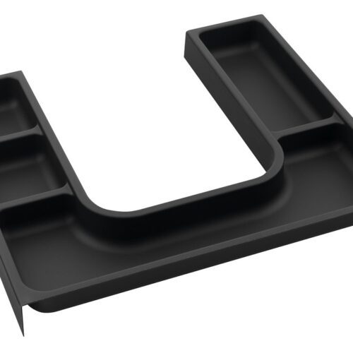 Organizer LINDO "U" 372x36x323 mm, plastik, antracyt