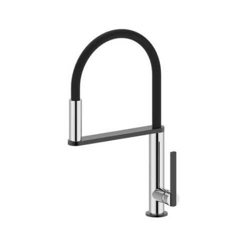 NIMOA bateria kuchenna z wysuwaną wylewką, chrom/gun metal